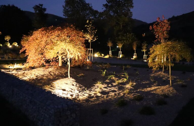 Cuando cae la noche, el jardín cambia de lenguaje
